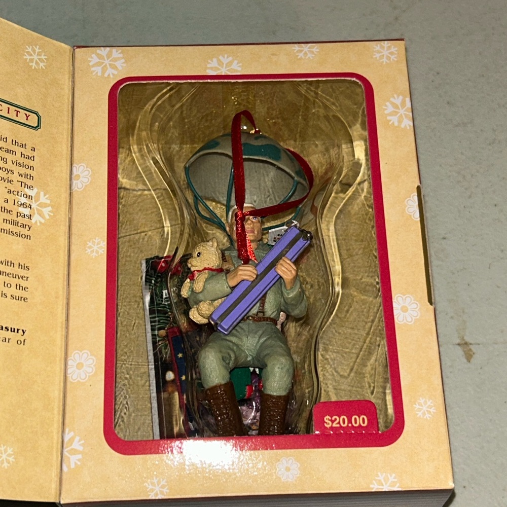 Vintage 1997 Enesco Holiday Ornament G I Joe